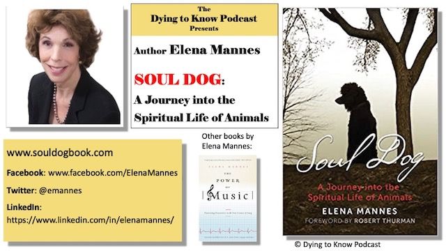 dying to know podcast — elena mannes, author of soul dog
