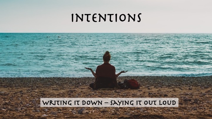 Intentions 2–Writing It Down and saying it out loud